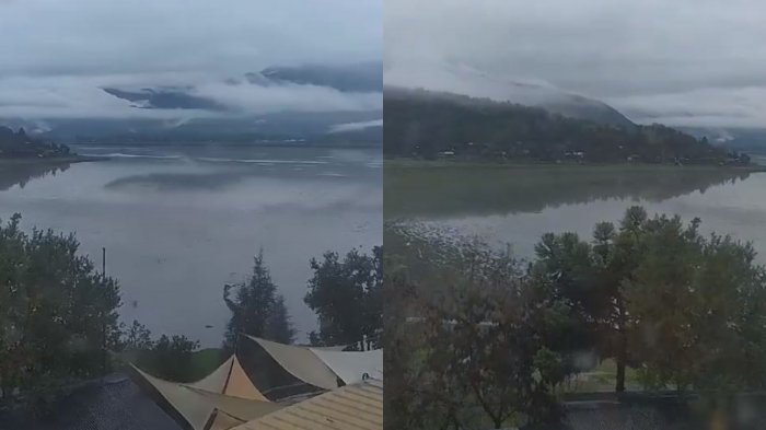 Tras años de sequía: Así se ve la laguna de Aculeo después de intensas lluvias en la RM