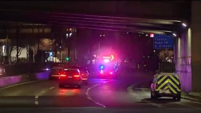 Violenta encerrona a matrimonio en Autopista Central: Víctima recibió disparos y se encuentra en riesgo vital