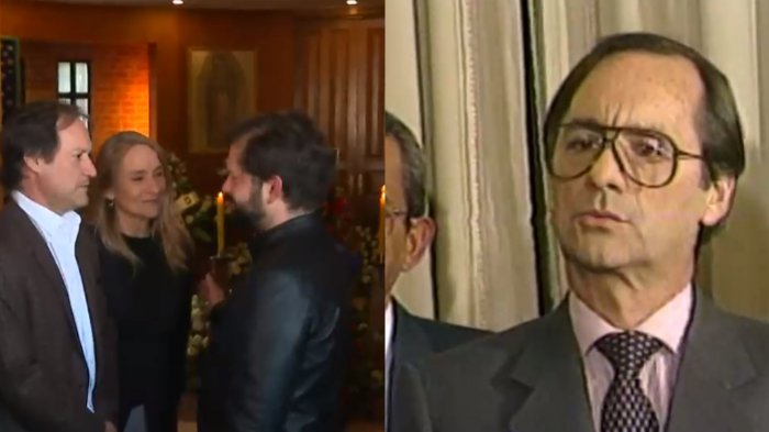 Presidente Boric y ex mandatario Sebastián Piñera llegan a despedir a Belisario Velasco
