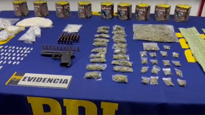 PDI desbarata dos clanes familiares dedicados a la venta de droga en la RM