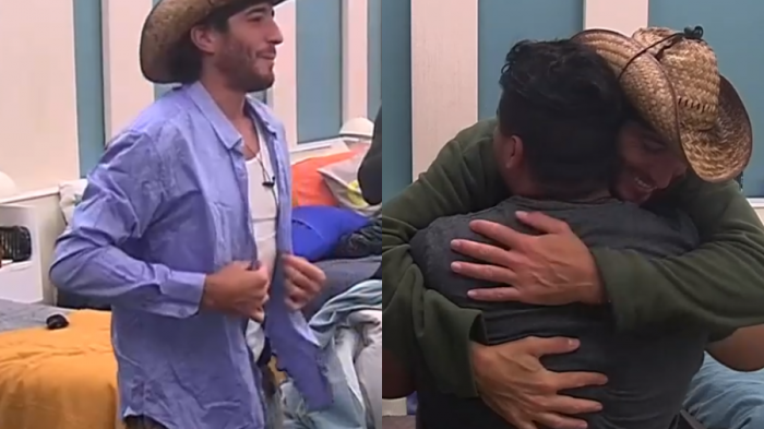 Rubén tuvo amable gesto y regaló su ropa a Fede: 