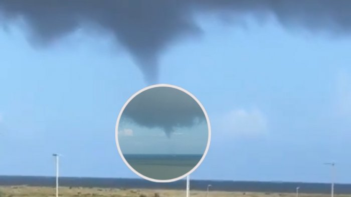 Tromba marina en San Pedro de la Paz: Vecinos grabaron sorpresivo fenómeno