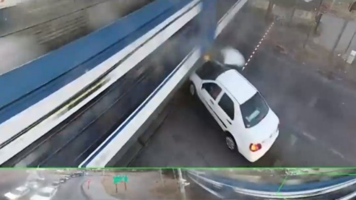 Tras accidente en San Pedro de la Paz, EFE Sur liberó imágenes del imprudente actuar de conductores