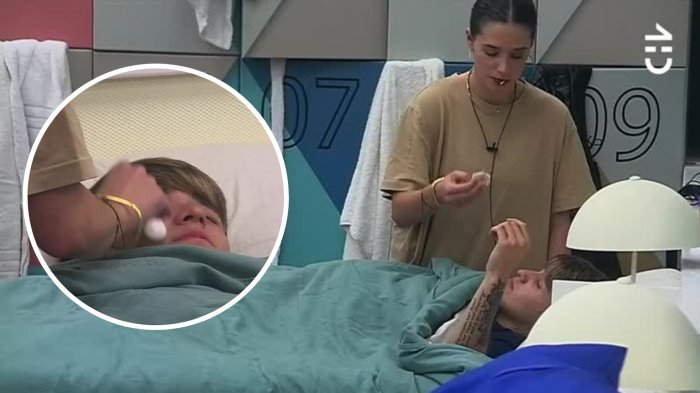 Alessia tuvo tierno detalle con Hans acostado en la cama: 