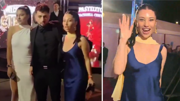 Bambino, Maite y Viviana deslumbraron al desfilar en alfombra roja del Circo Pastelito