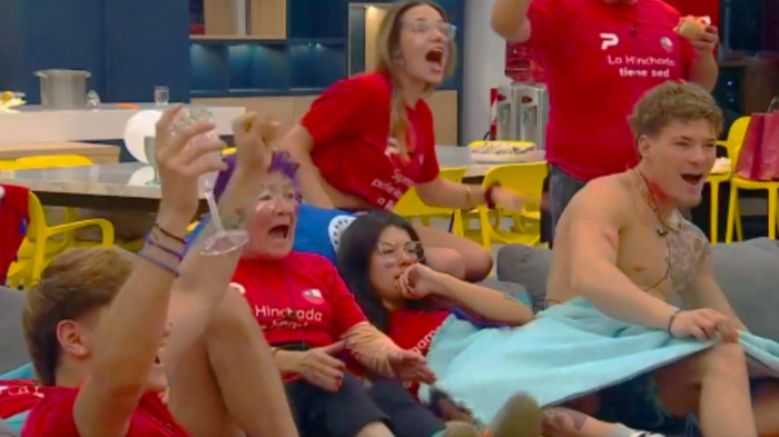 Así fue la eufórica celebración en Gran Hermano por el único gol de Chile ante Uruguay