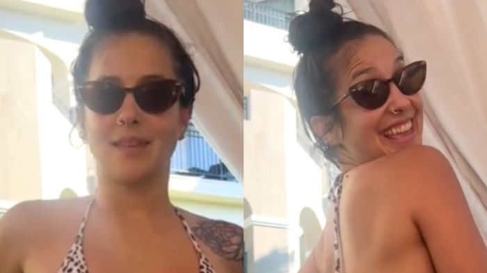 Denise Rosenthal impactó en redes con microbikini: 