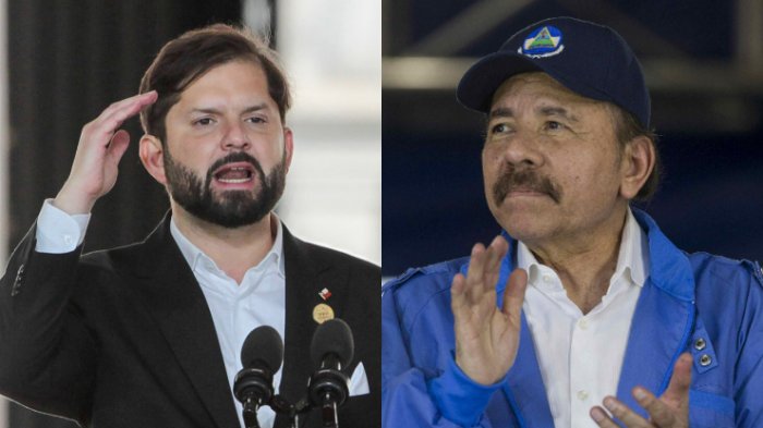 Daniel Ortega calificó al pdte. Boric de 