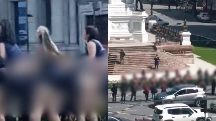 Armada denunció ante Fiscalía performance del 11-S en Plaza Sotomayor por 