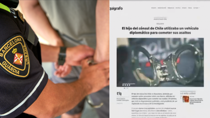 Las incógnitas que rondan la detención del hijo del Cónsul chileno en Barcelona