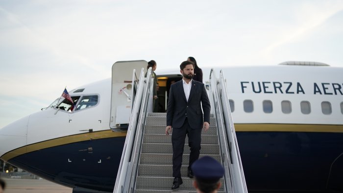 Pdte. Gabriel Boric llegó a Nueva York para asistir a la Asamblea General de la ONU