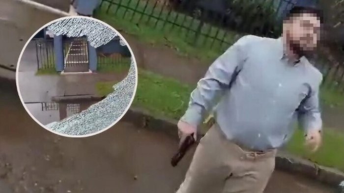 Sujeto disparó contra bus de pasajeros tras colisión vehicular en Osorno