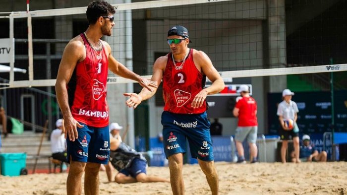 Primos Grimalt deslumbran y se consagran en Circuito Sudamericano de vóleibol playa