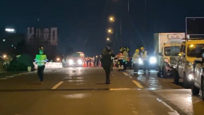 Un muerto y un trabajador herido dejó accidente de autopista en Conchalí