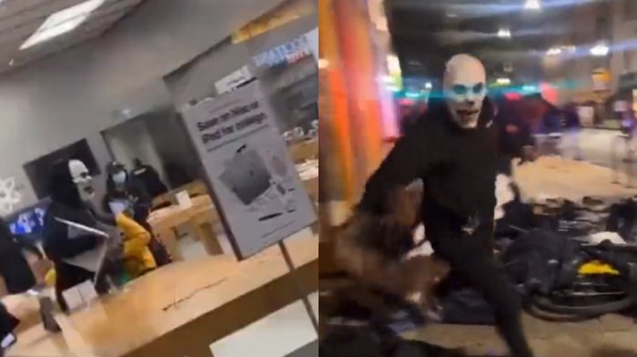 Noche de terror: Más de 100 enmascarados saquearon tiendas de lujo en Filadelfia