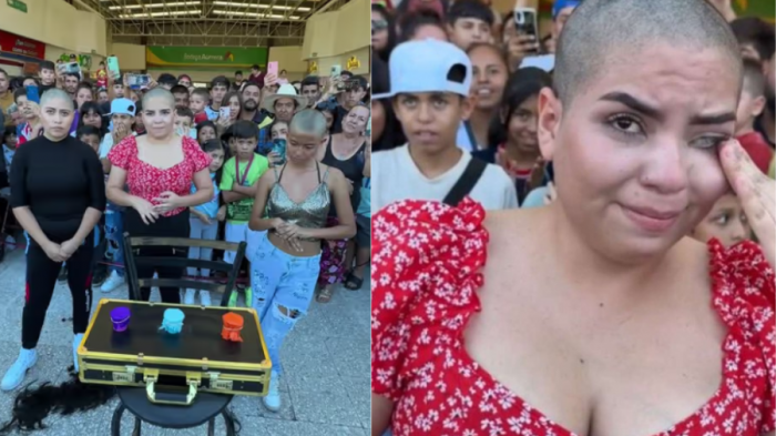 Locura total por Iphone 15: Joven aceptó raparse para ganar uno y terminó llorando