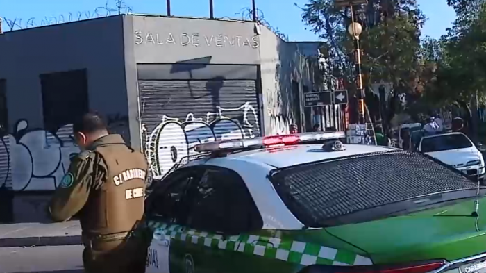 Dos personas baleadas en el centro de Santiago: Una se encuentra con riesgo vital