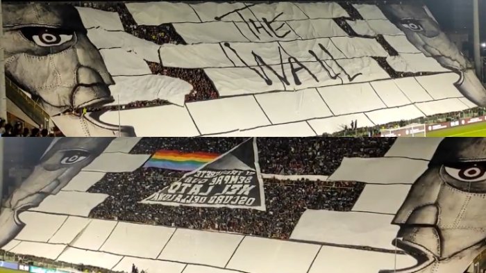 Impresionante homenaje a Pink Floyd en la Serie A italiana