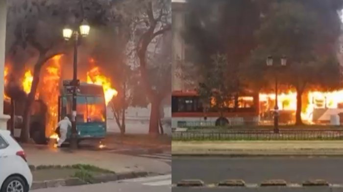 ¿Quiénes son y cómo operan los overoles blancos? Radiografía a la quema de buses en Alameda