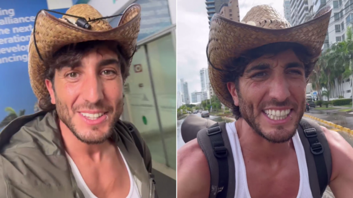 Fede Farrell reapareció en Colombia con atrevido cambio de look: 