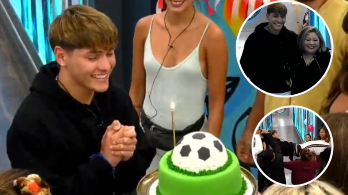 Hans tuvo una emotiva y sorpresiva celebración de cumpleaños en Gran Hermano