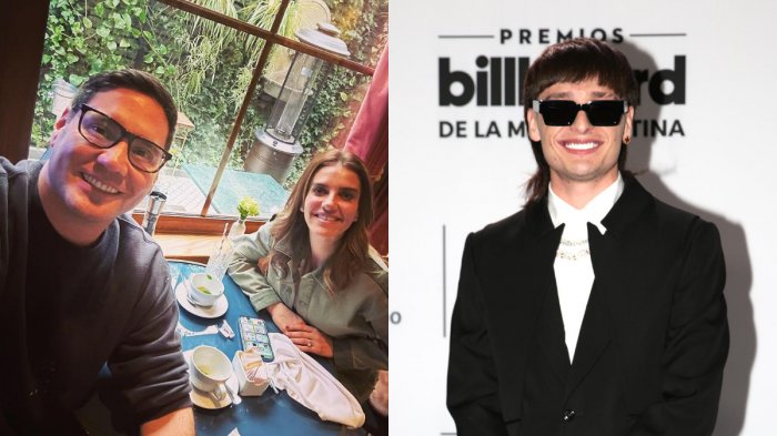 ¿Carta para Viña 2024? Pancho Saavedra y María Luisa Godoy se fotografiaron con Peso Pluma