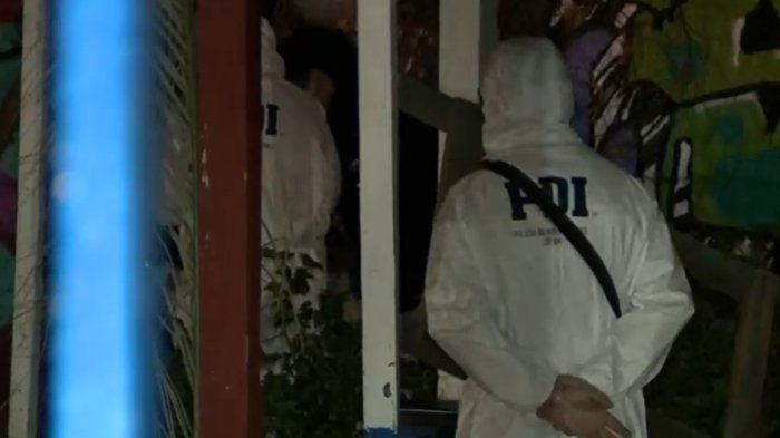 Niña encuentra cadáver acribillado en Lo Espejo