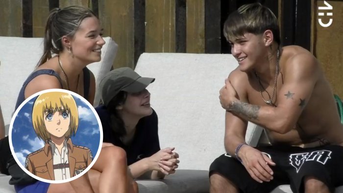 Alessia comparó a jugadores de Gran Hermano con personajes de Shingeki no Kyojin: 