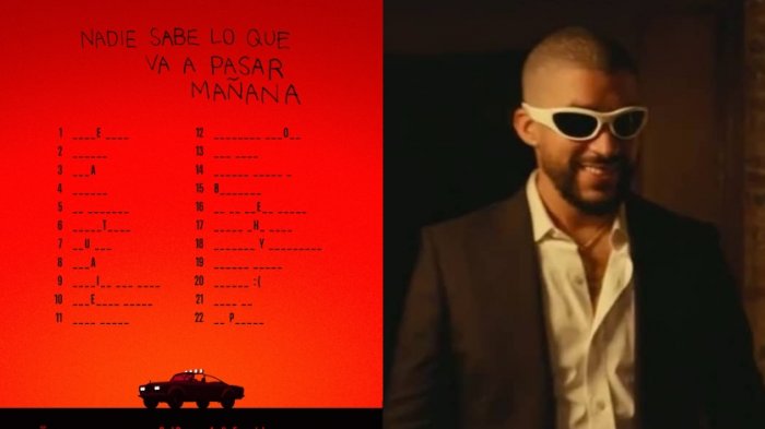 ¿Podrás adivinar? Apple Music reveló pistas del tracklist del nuevo disco de Bad Bunny