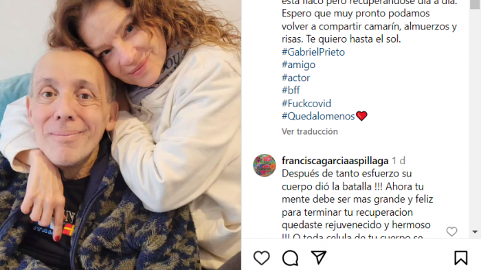 Gabriel Prieto reaparece a un año de sufrir falla multisistémica: 