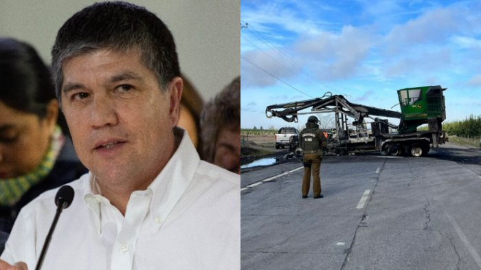 Monsalve confirmó detención de sobrino de Héctor Llaitul tras nuevo ataque incendiario en Biobío