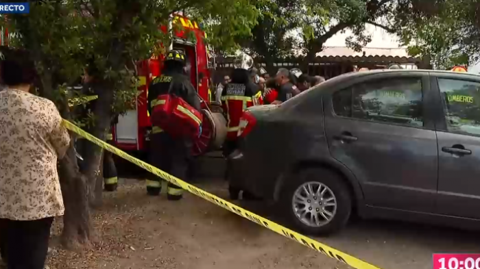 Grave incendio deja cinco víctimas fatales en vivienda de Lo Espejo
