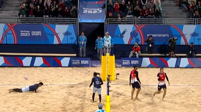 Vóleibol playa: Primos Grimalt consiguieron importante victoria ante Nicaragua en Santiago 2023