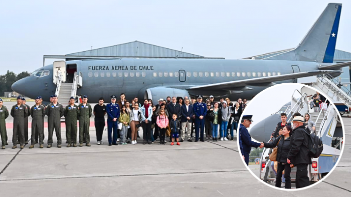 Segundo vuelo humanitario retorna a Chile: 47 personas fueron rescatadas desde la zona de conflicto