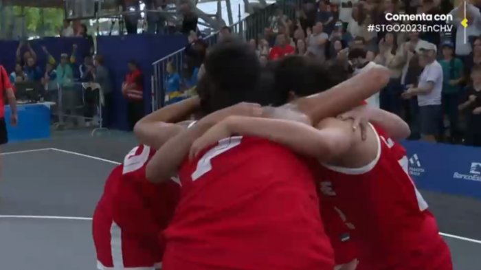 ¡A semis! Chile vence a Brasil en Básquetbol 3x3 femenino y avanza en Santiago 2023