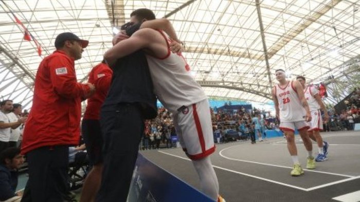 ¡A buscar podio! Chile venció a México en básquetbol 3x3 masculino en Santiago 2023