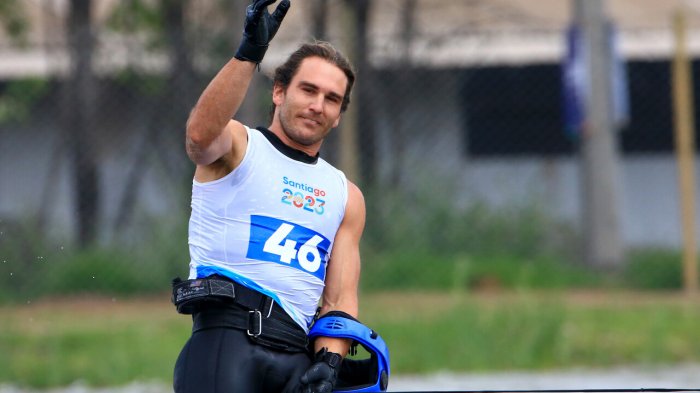 ¡Gigante! Emile Ritter se impuso en Esquí Náutico y ganó segundo oro para Chile en Panamericanos 2023