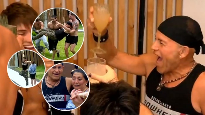 Asado, brindis, piscinazo y llantos: Francisco celebró su cumpleaños a lo grande en Gran Hermano