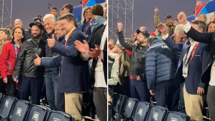 Presidente Gabriel Boric bailó el 