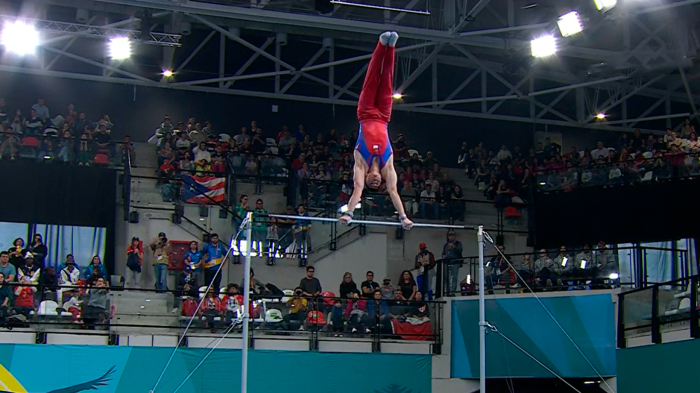 ¡Lo dio todo! Así fue la presentación de Luciano Letelier en barra fija en Panamericanos 2023