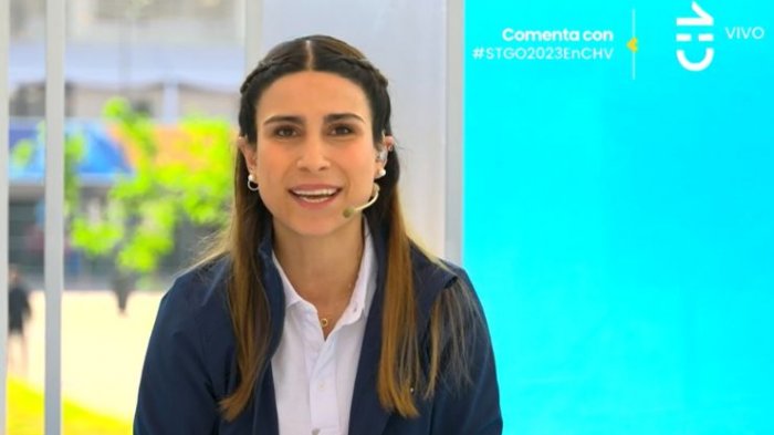 ¡Bienvenida! Fran Crovetto se unió al equipo de comentaristas de Chilevisión por Panamericanos 2023