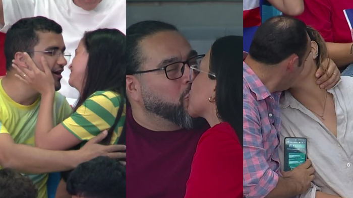 El amor llegó a Santiago 2023: Público de los Panamericanos se lució en la kiss cam
