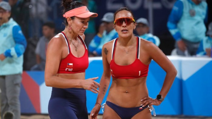 Santiago 2023: Chile quedó eliminado tras derrota ante Estados Unidos en Vóleibol Playa Femenino