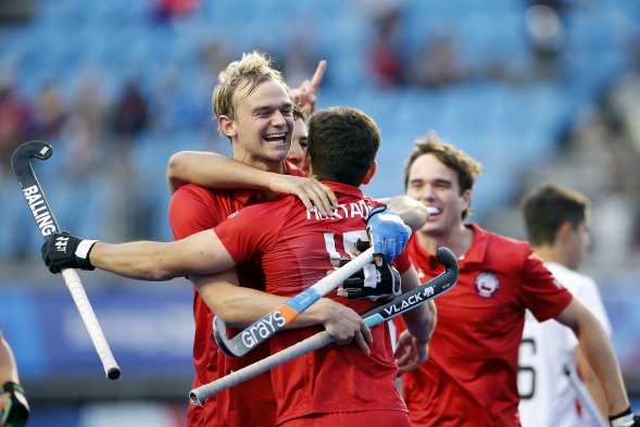 Los Diablos ganaron por goleada a Perú en su debut en el Hockey Césped en Santiago 2023