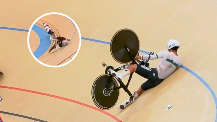 Accidente en la pista: Ciclista mexicano sufrió gran caída durante clasificatorias en los Panamericanos