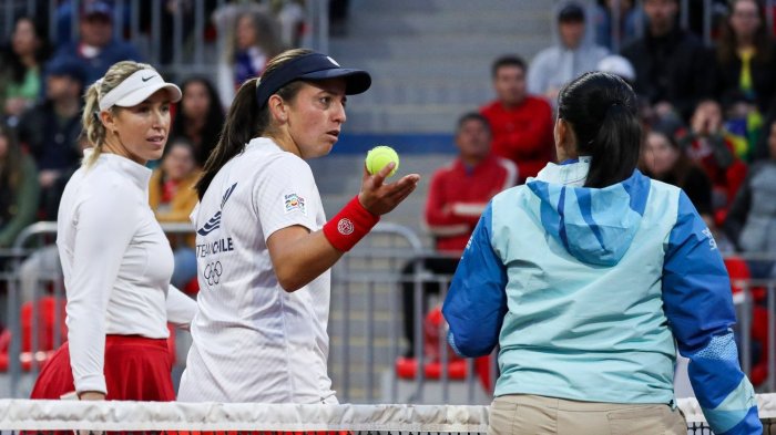 ¡A por el bronce! Chile cayó ante Brasil en el dobles femenino de tenis en Santiago 2023
