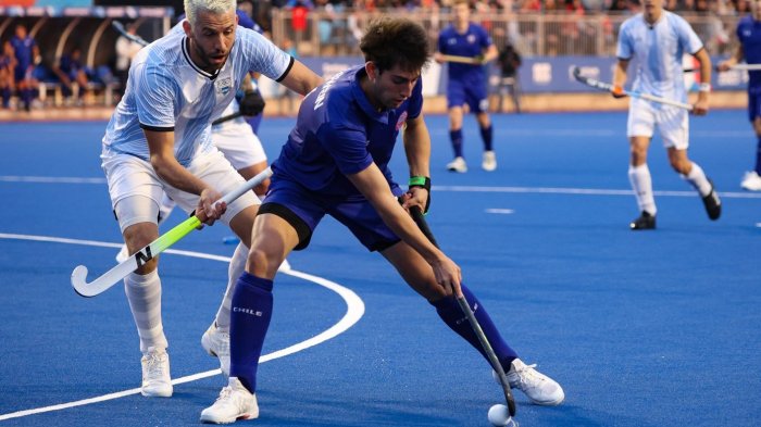 ¡Con la frente en alto! Chile cayó ante Argentina en el hockey césped en Santiago 2023