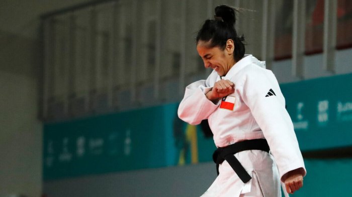 ¡Se lució! Chilena Judith González pasó a cuartos de final del Judo en Panamericanos 2023