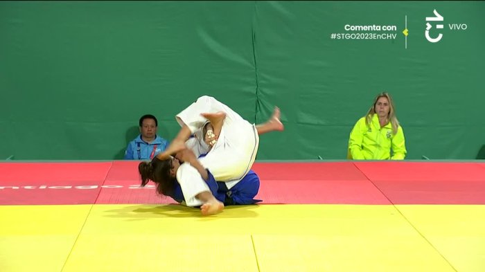 Mary Dee Vargas quedó sin opción al bronce tras rápida caída en el judo de los Panamericanos 2023