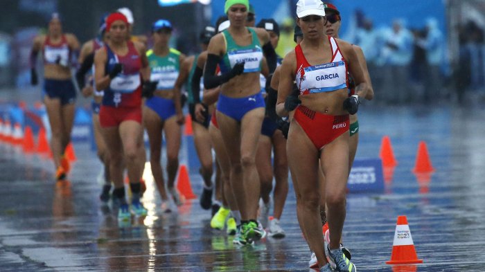 Error en medición obliga a anular tiempos obtenidos en marcha femenina de Panamericanos 2023